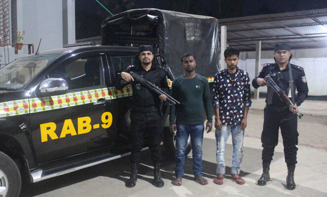 চুনারুঘাটে ৫৪ কেজি গাঁজাসহ গ্রেফতার দুই