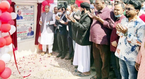 হবিগঞ্জে ১২ কোটি টাকা ব্যয়ে নির্মিত সড়কের উদ্বোধন