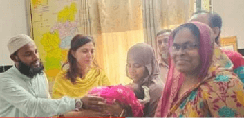 শার্শায় ফেলে যাওয়া সেই নবজাতককে স্বচ্ছল একটি পরিবারের কাছে হস্তান্তর