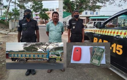 কক্সবাজারের উখিয়ায় ছিনতাইকৃত ট্রাকসহ সাবেক চেয়ারম্যান আমিন গ্রেফতার