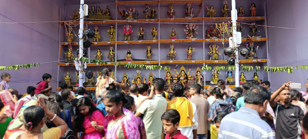 কমলগঞ্জে ৪২ বছর পর মনসা দেবীর নৌকা পূজা, ভক্তদের ঢল;