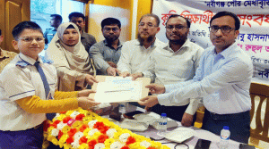 নবীগঞ্জে শিক্ষার্থীদের সংবর্ধনা ও বৃত্তি প্রদান