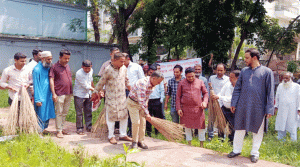 হবিগঞ্জে পরিস্কাার – পরিছন্নতা কার্যক্রমের  উদ্বোধন