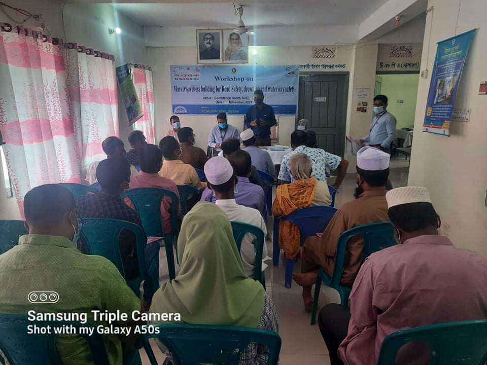 শাল্লায় সড়ক দূর্ঘটনা ও পানিতে ডুবে মরা প্রতিরোধ বিষয়ক কর্মশালা অনুষ্টিত