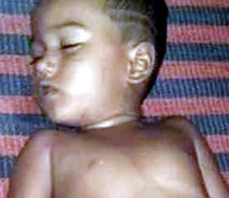 মাধবপুরে পানিতে ডুবে  প্রাণ গেল শিশুর