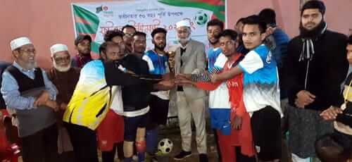 সিলেটে বুরহান উদ্দিন স্মৃতি পরিষদ ফুটবল টুর্নামেন্টের পুরস্কার বিতরণ সম্পন্ন