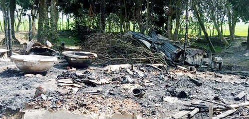 নবীগঞ্জে অগ্নিকান্ডে ১০ লাখ টাকার ক্ষয়ক্ষতি