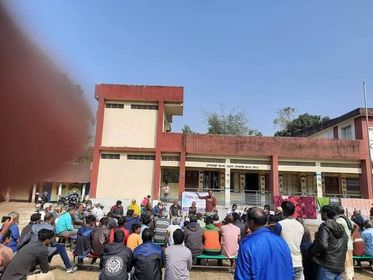 তেতুলিয়ায় ভিজিএফের চাল বিতরনে অনিয়ম
