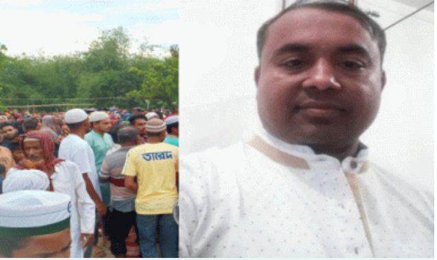 বিদেশ প্রবাসি মুকুলের লাশ শার্শার নিজ গ্রাম কায়বায় পৌছালো।