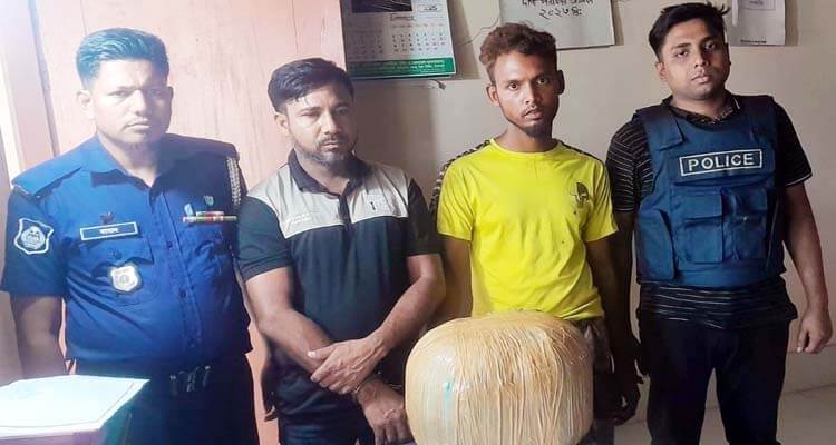 হবিগঞ্জে গাঁজা উদ্ধার আটক ২