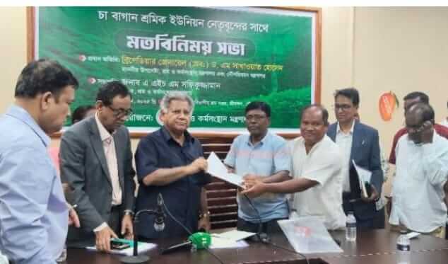 চা শ্রমিকদের স্যানিটেশন সুবিধা নিশ্চিত করুন : শ্রীমঙ্গলে ব্রিগেডিয়ার জেনারেল (অব:) সাখাওয়াত