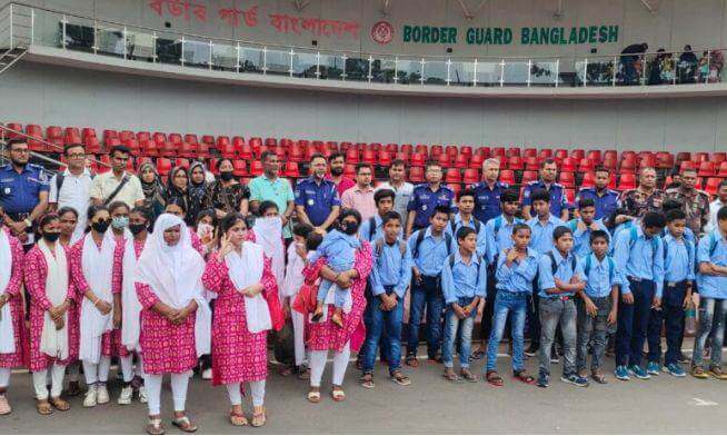 ভারতে পাচার হওয়া ৩৬ বাংলাদেশি নারী পুরুষ ও শিশু সাজাভোগ শেষে দেশে ফেরত