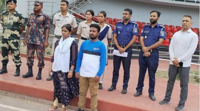 ভারতে পাচারের শিকার দুইজন বাংলাদেশি নারী-পুরুষকে ভারতে কারাভোগের পর দেশে ফেরত