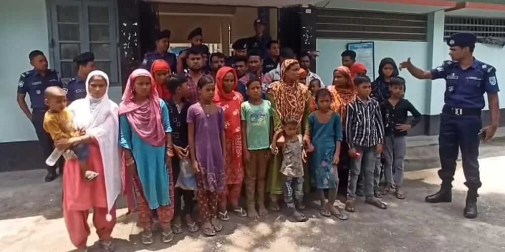 পঞ্চগড়  সদর উপজেলা  সীমান্ত দিয়ে আবারও ২৬ জনকে পুশইন বিএসএফের