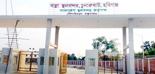 হবিগঞ্জের ৪৯ কোটি টাকার বাল্লা স্থল বন্দর এখন গোচারণ ভূমি পতিত জমিতে দেয়া হচ্ছে চাষ