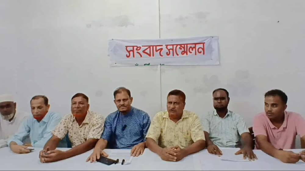তেতুলিয়ায় সারজিস আলমের বিরুদ্ধে স্থানীয় বিএনপির সংবাদ সম্মেলন