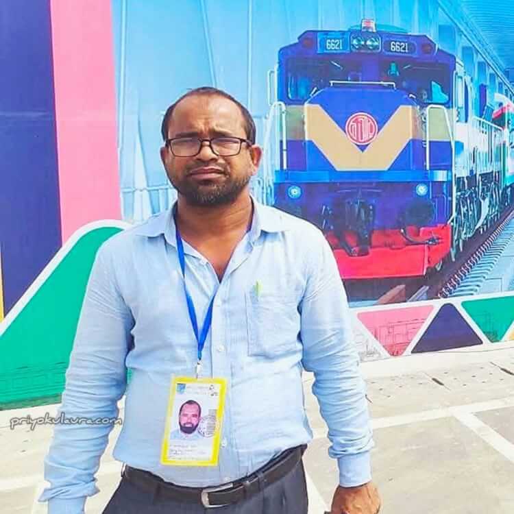 কুলাউড়ায় রেল কর্মকর্তা মোজাম্মেল আর নেই