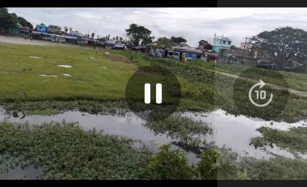 মার্কুলী খেলার মাঠ সংরক্ষণের দাবী।