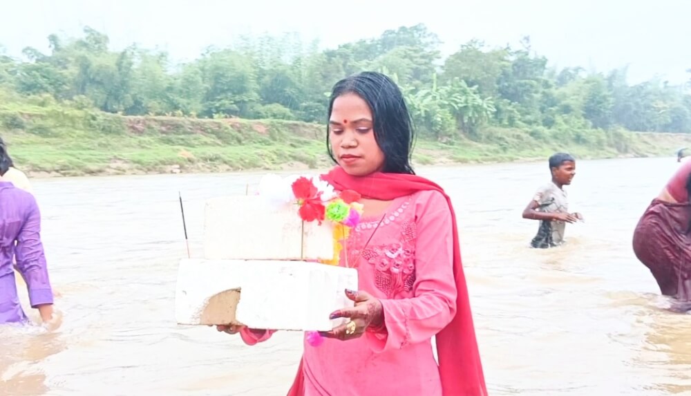 কমলগঞ্জে গঙ্গা স্নানের মাধ্যমে সম্পন্ন হলো চা শ্রমিকদের ২৫তম কাত্যায়ানী পূজা