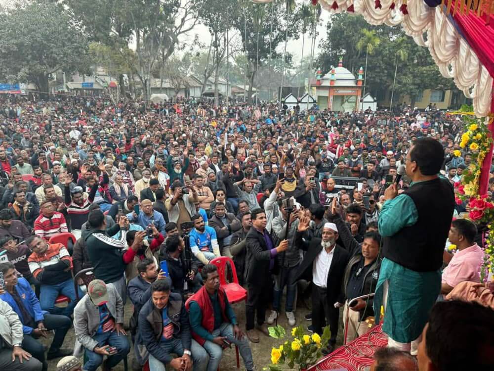 নির্বাচিত হলে এক মাসের মধ্যে উন্নয়ন কাজ শুরু হবেঃ নির্বাচনী জনসভায় হাবিব