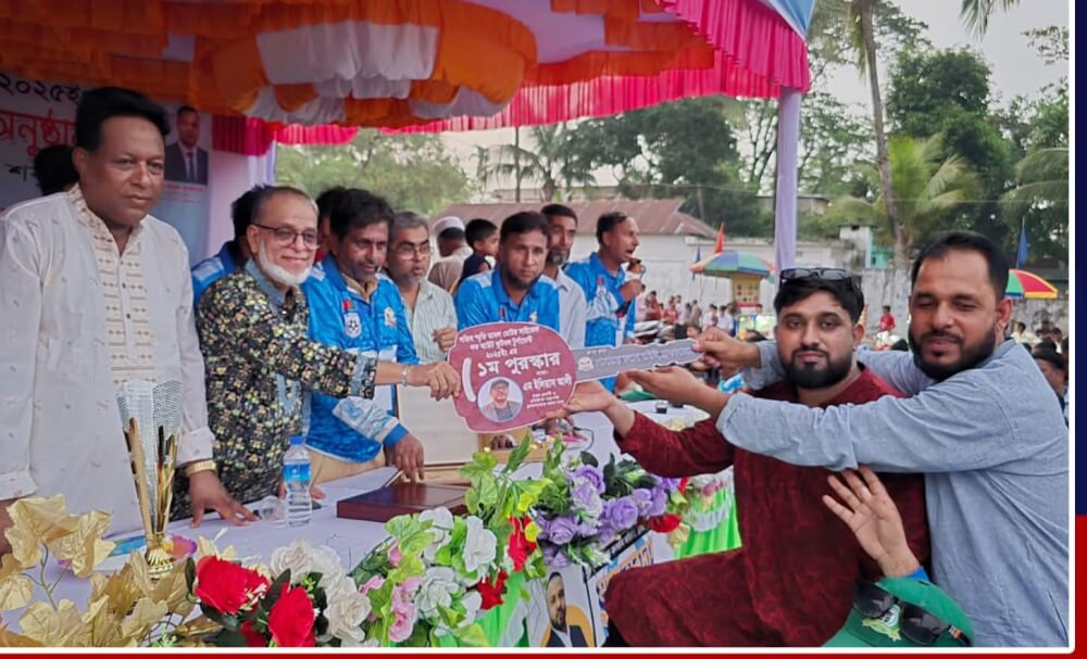 ব্রাহ্মণবাজারে সজিব স্মৃতি ফুটবল টুর্নামেন্টের ফাইনাল সম্পন্ন, চ্যাম্পিয়ন ভাটেরা ফ্রেন্ডস ক্লাব