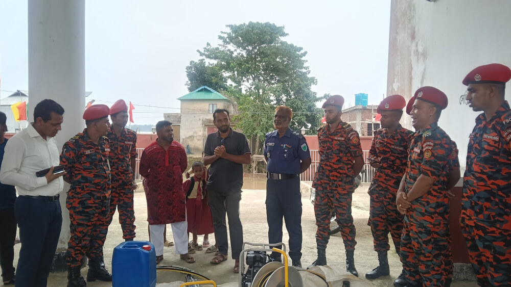 শাল্লায় ফায়ার সার্ভিস ও সিভিল ডিফেন্স সপ্তাহের উদ্বোধন