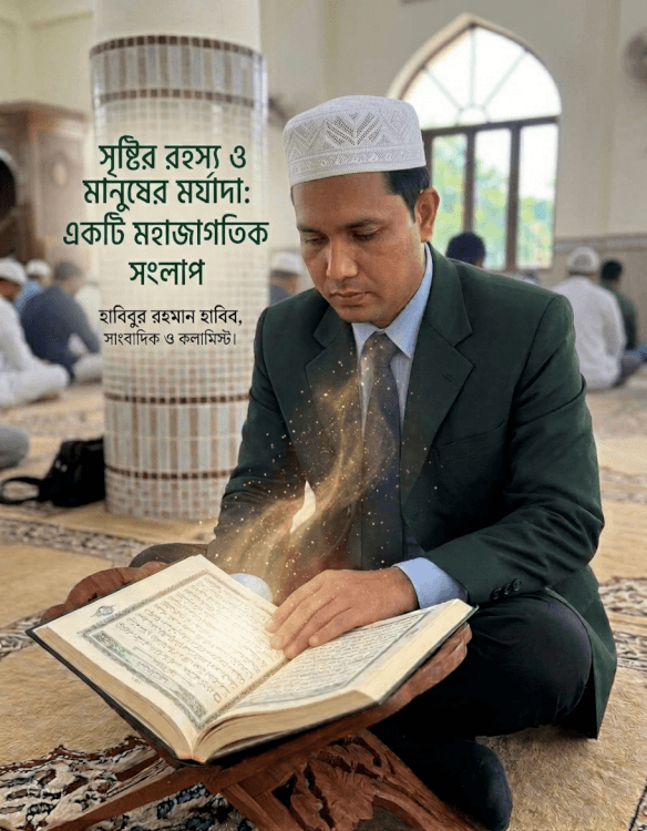 সৃষ্টির রহস্য ও মানুষের মর্যাদা: একটি মহাজাগতিক সংলাপ