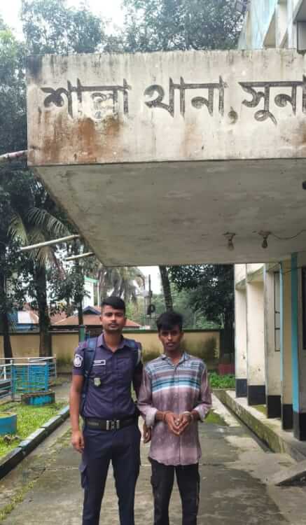 শাল্লায় ৭ম শ্রেণীর ছাত্রীকে কাঁচি ঠেকিয়ে ধর্ষণ ও ভিডিও ধারণ, প্রধান আসামি গ্রেপ্তার