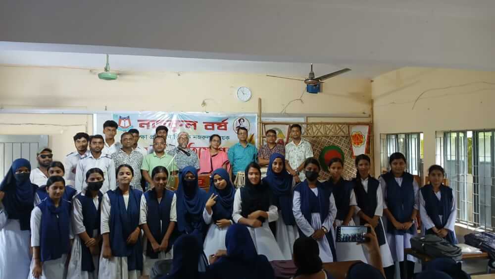 কুলাউড়ার লংলা কলেজে নজরুলবর্ষে সাংস্কৃতিক প্রতিযোগিতা