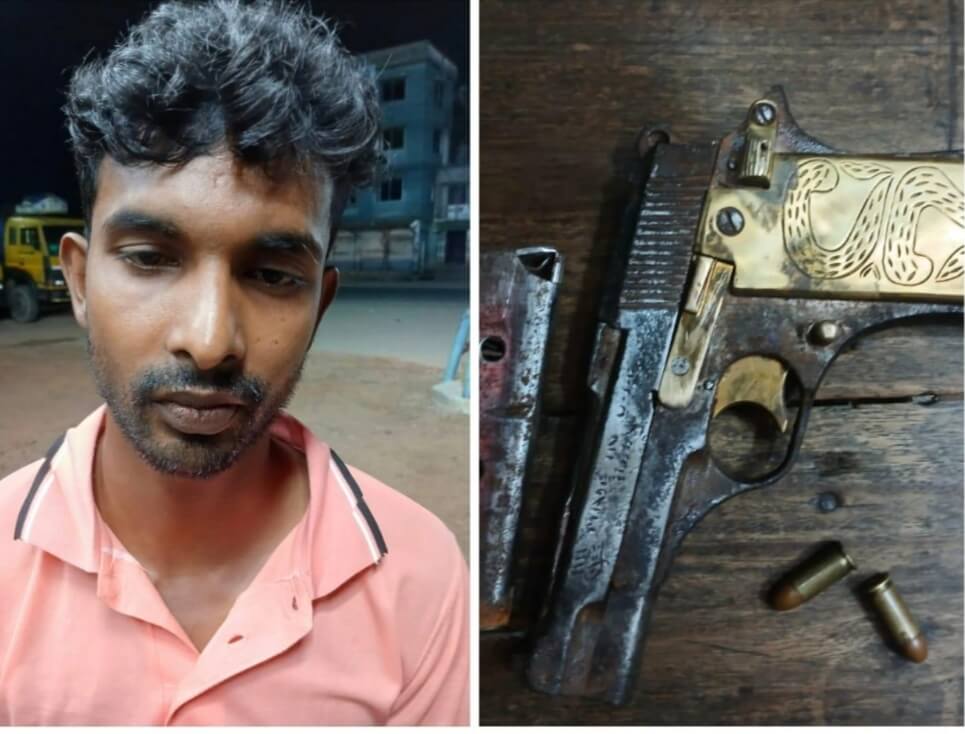 যশোরের বেনাপোলে পিস্তল, গুলি,ম্যাগজিন সহ এক ভ্যান চালক আটক