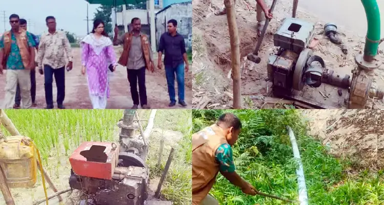 সোনাই নদীতে বালু লুট, ৩ ড্রেজার-পাইপ ধ্বংস