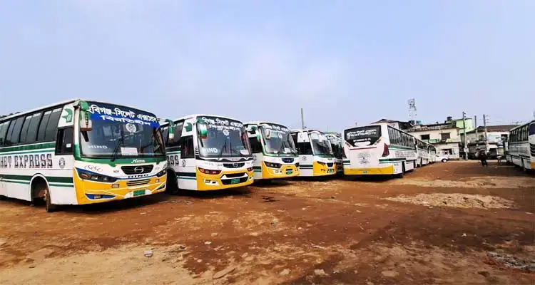 ধর্মঘট স্থগিত ঘোষণায় সাড়া নেই হবিগঞ্জ পরিবহন শ্রমিকদের